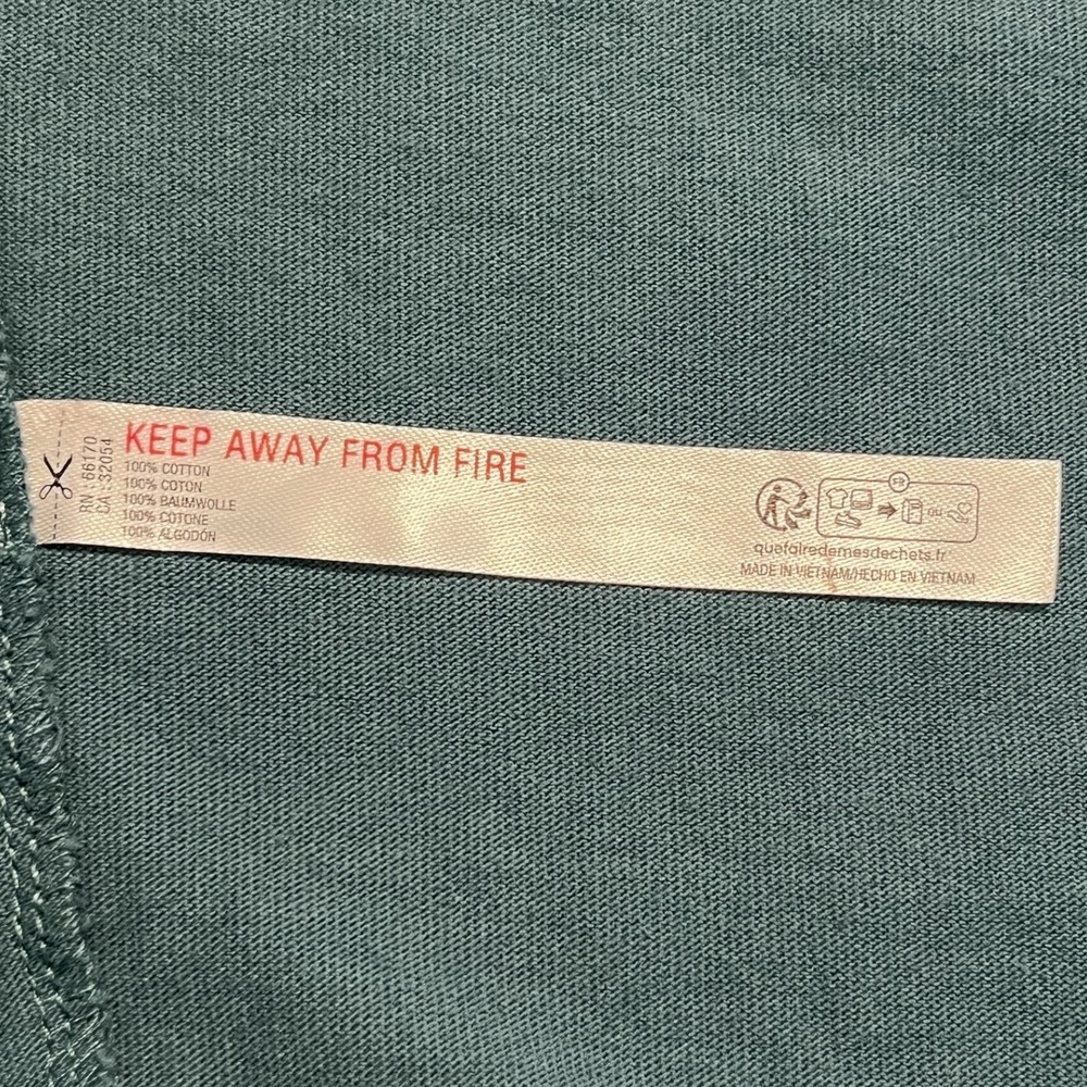 Free People Herron Drop Waist Maxi Dress Small Cotton Tiered Boho Green‎ - Picture 6 of 14